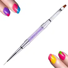Лак для ногтей, полигель, для вырезания, для рисования цветов, карандаш для рисования, кисть для дизайна ногтей, портативная, для рисования цветов, лайнер