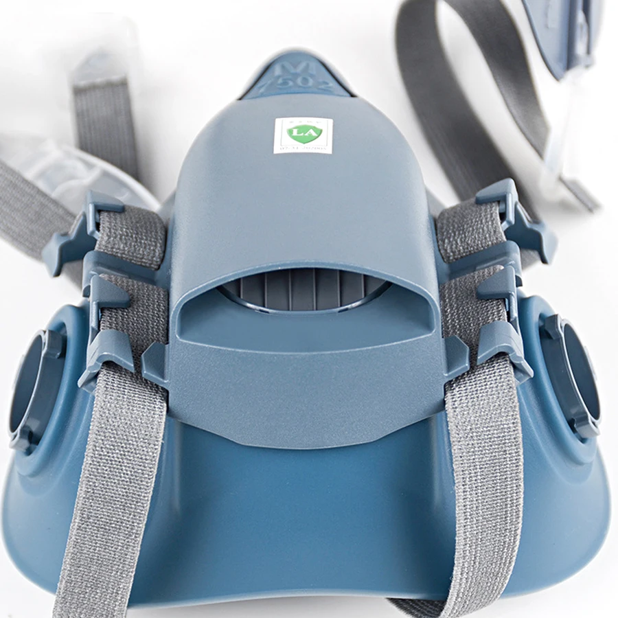 Half Face Mask Silicone Cool-flow Valve Breathing Dual Mode