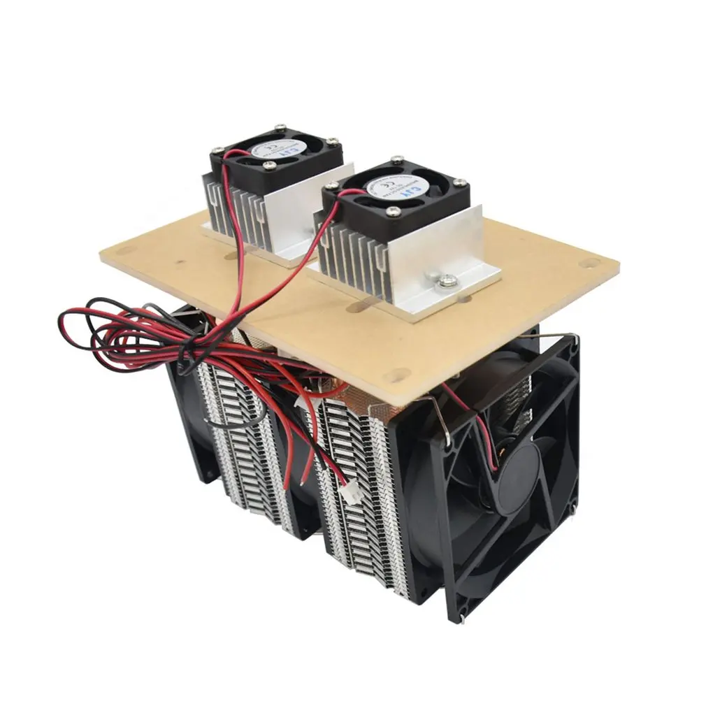 

12A 144W electronic semiconductor refrigerator radiator double head kit 12V DIY high-end cold equipment