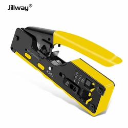 Jillway – pince à sertir réseau multifonctionnelle CAT7 8P6P CAT5 CAT6 RJ11 RJ45, extrusion de tête de cristal, pince à sertir réseau 