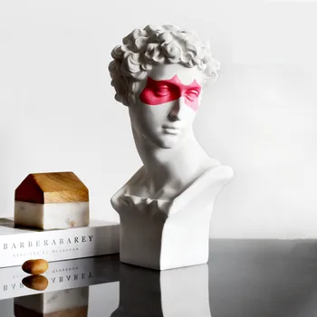 

Simple Luxury Eye Mask Sculpture Statue Crafts Home Decoration R2224 Greek Figurine Resin Venus Goddess Giuliano De' Medici Art