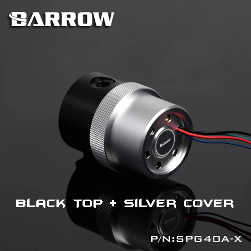BlackTopSilverCov Курган SPG40A-X, 18 Вт ШИМ насос+ резервуар комбинированный комплект, 90/130/210 мм резервуар, курган водяного охлаждения радиатора - Цвет лезвия: BlackTopSilverCov