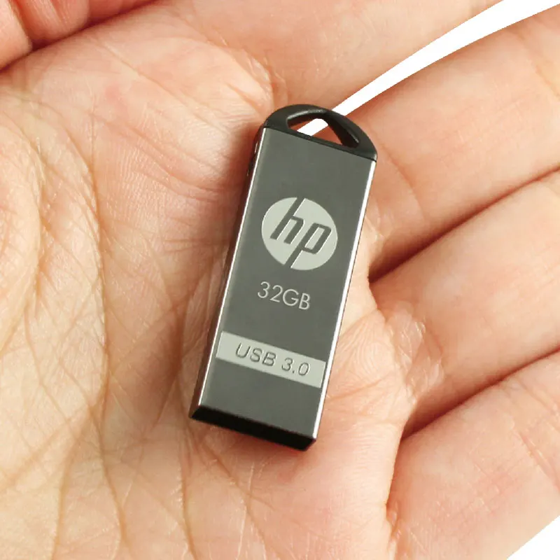 Hp USB 3,0 USB флэш-накопитель 8 ГБ 16 ГБ 32 ГБ 64 Гб Флешка флеш-накопитель металлический бизнес U диск