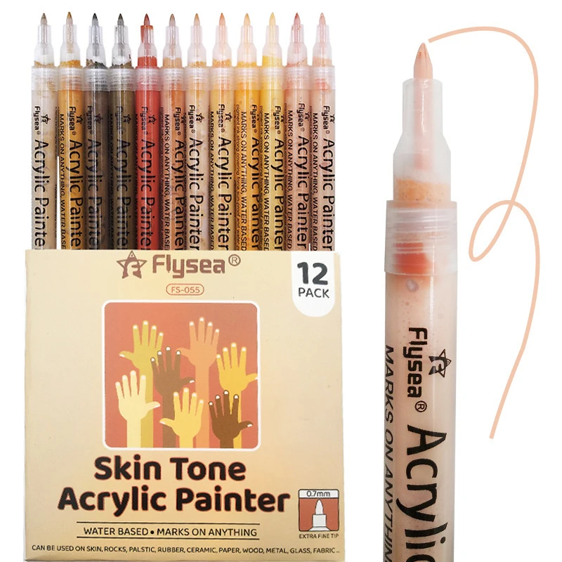 Acrylic Paint Pens,YITHINC Set of 18 Marker Pen for Rock Painting Ceramic, 