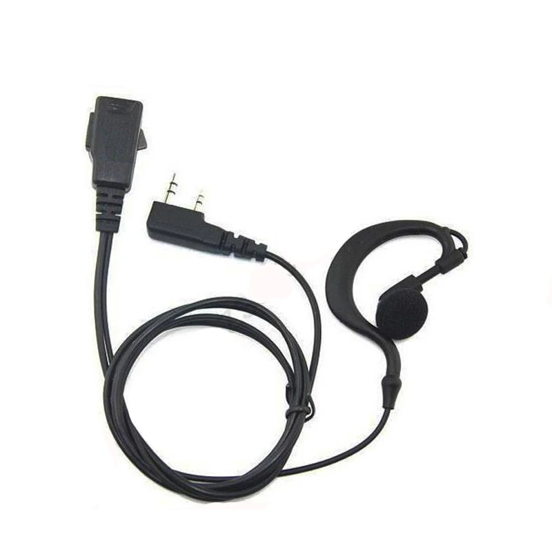 Двухсторонний радиоприемник Earhook Walkie Taklie гарнитура для Baofeng UV-5R и для Kenwood