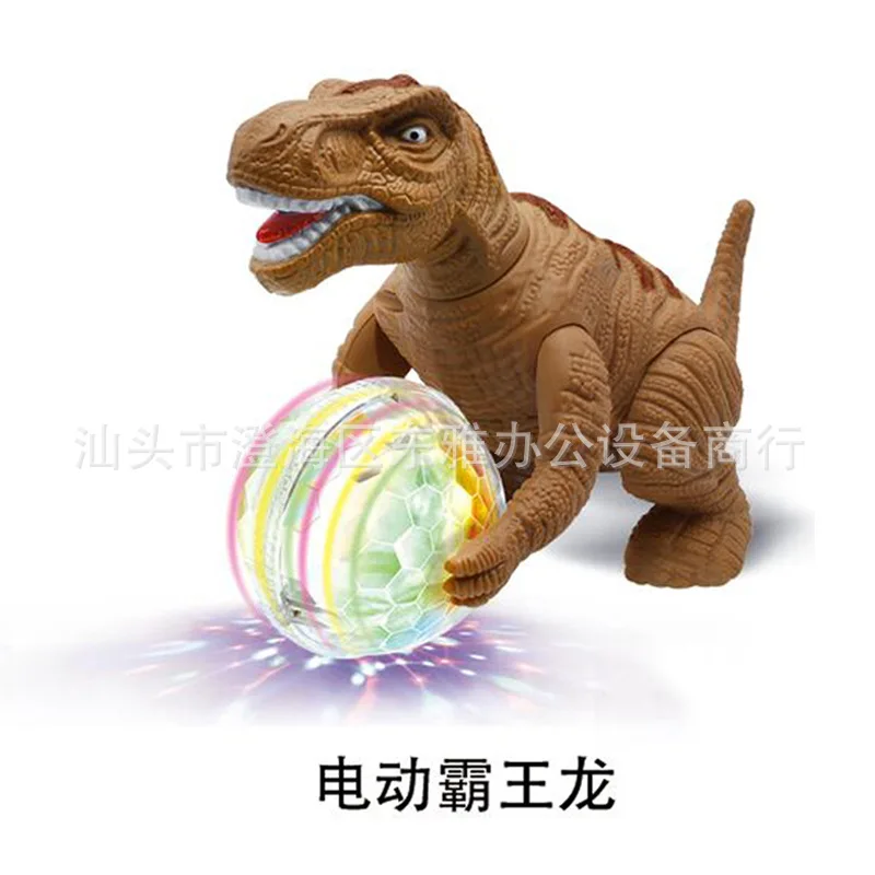 Горячая Электрический T-Rex будет ходить освещение Звук Электрический динозавр игрушка детская модель игрушки