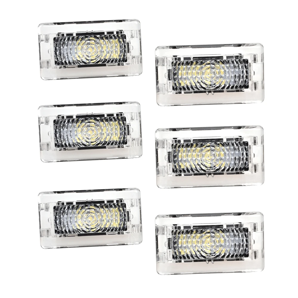 

6pcs LED Light Bulbs Kit For Tesla Model 3 Model S Model X Bright Easy Plug Replacement LED Interior Lighting Indoor Trunk Light