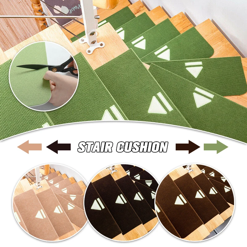 

4 шт./компл. напольный ковер для лестницы анти-скольжения лестницы коврики самоклеящаяся шаг коврики для ног коврик входной коврик