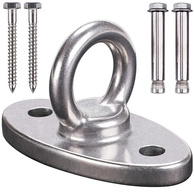 

ABUO-Wall Ceiling Mount Bracket for Suspension Strap Suspension Kit for Yoga Swing Hanging Hardware for Battle Ropes Woss Suspen