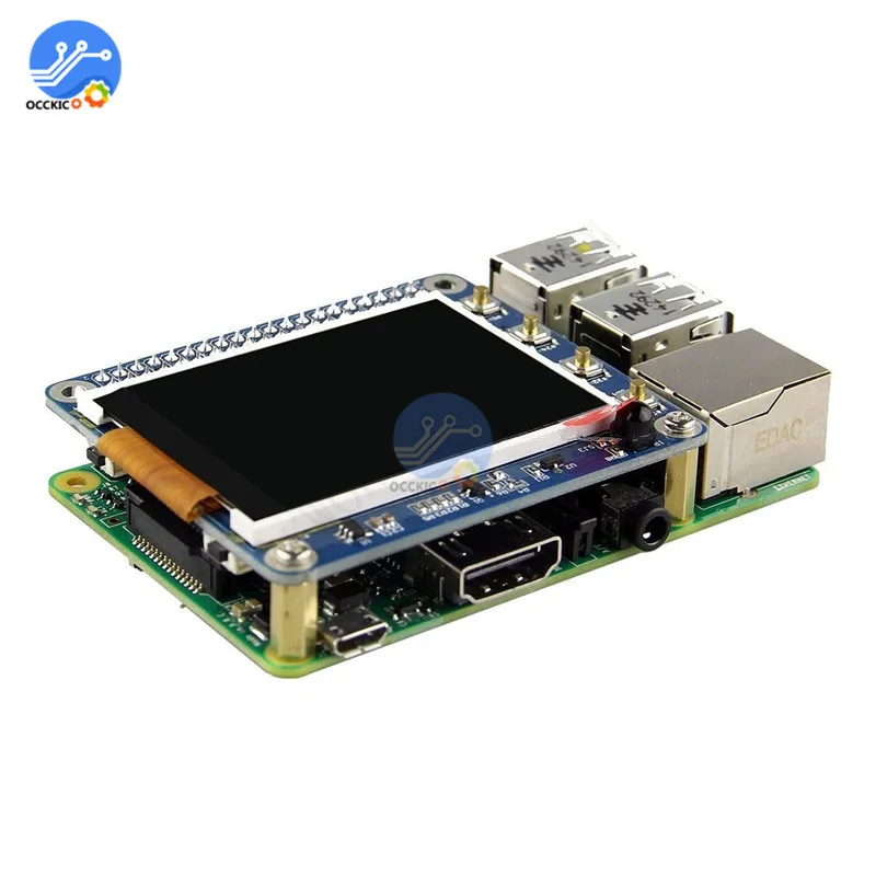 Raspberry Pi 2 3 3B/2B/B + &quotTFT экран ЖК дисплей шляпа с кнопками ИК датчик|raspberry pi screen|raspberry b