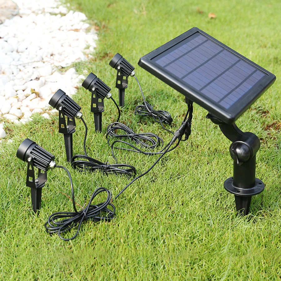 Outdoor Landscape Pathway Spot Lights, Lâmpadas solares,