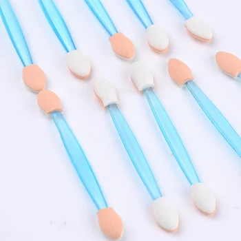 

massage New 5Pcs Applicator Double-Ended Cosmetic b rushes Women E yeshadow E yeliner Sponge L ip b rush Disposable