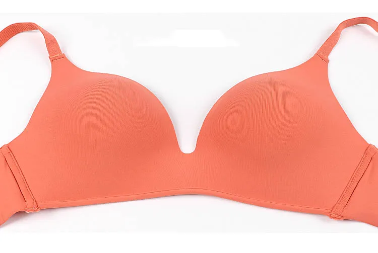 CINOON Fashion Sexy Bras for Women Push Up Lingerie Seamless Bra Bralette Wire Free Brassiere Solid Color Underwear Intimates (14)