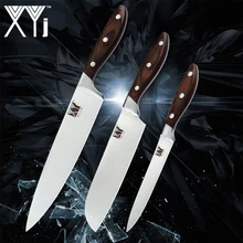 XYj 3 шт. шеф повара из нержавеющей стали 8 дюймовый нож 7cr17 острые