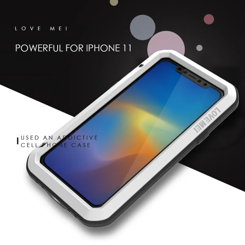 360 полный защитный чехол для iphone 11 чехол LOVE MEI сверхмощная прочная Обложка для iphone 11 Pro Max чехол Чехлы для мобильных телефонов