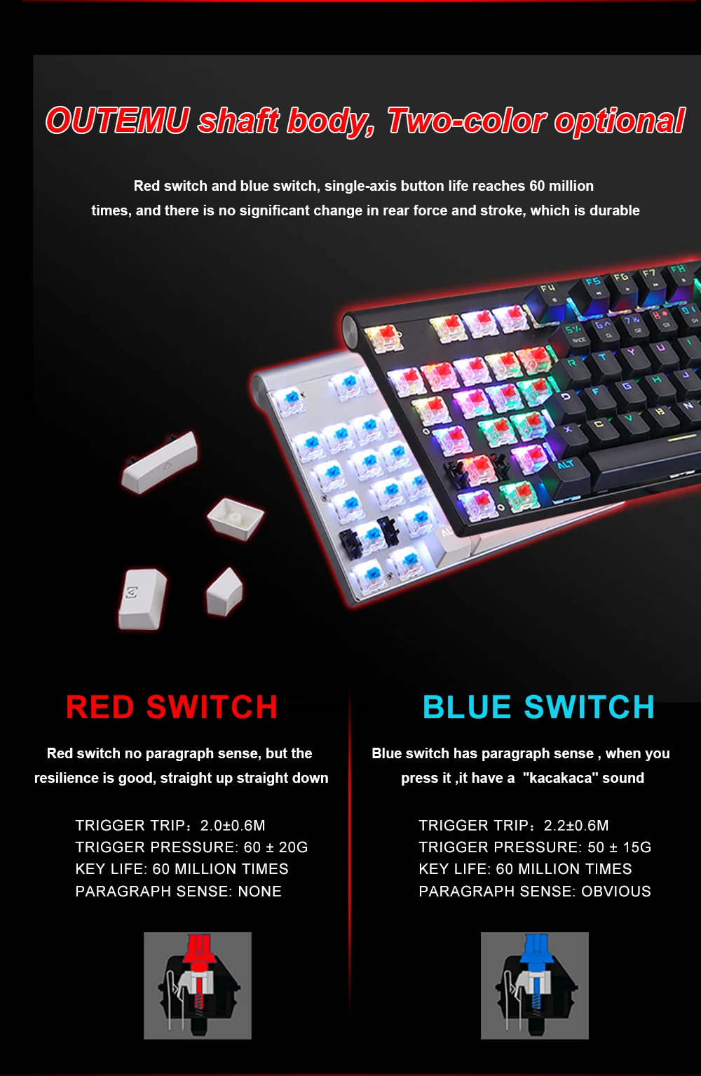 ck101 87 chave usb com fio rgb