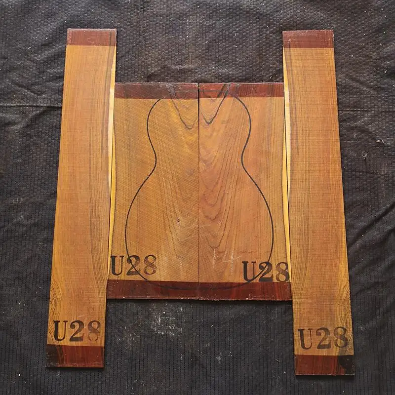Южная Америка импортированная Гавайская гитара cocobolo гитара из твердой древесины задняя боковая панель шпон гитара материал для изготовления аксессуаров