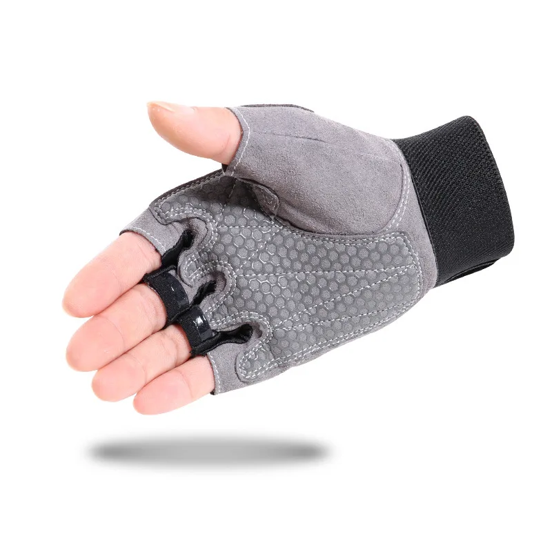 Спортивные Перчатки для фитнеса с амортизацией, мужские и женские нескользящие дышащие тренировочные перчатки