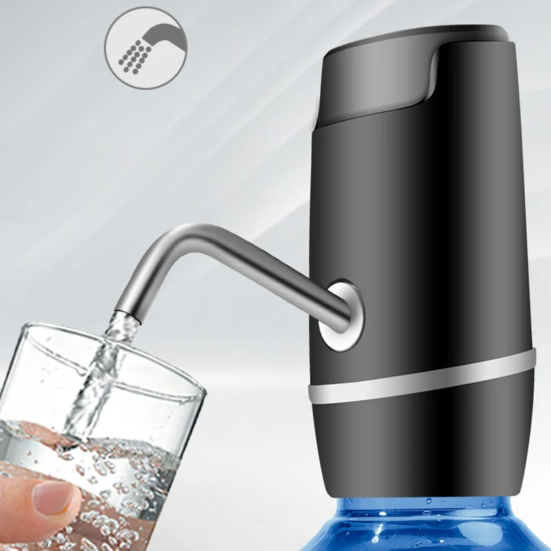 ABSS-бутылка для воды, портативный Электрический насос для питьевой воды, 5 галлонов, usb зарядка, бутылка для воды, диспенсер для дома, кухни