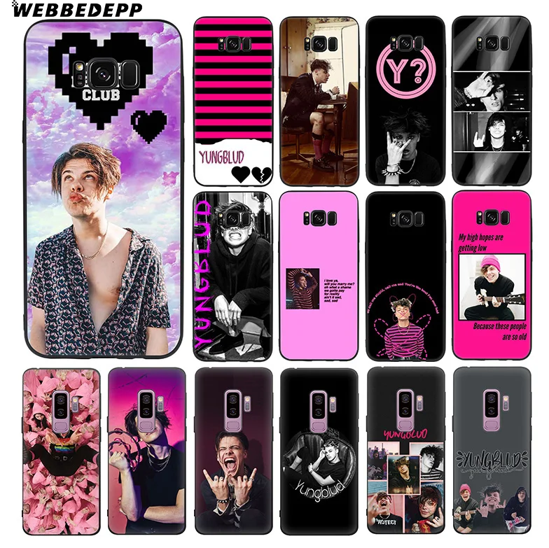 Мягкий силиконовый чехол из ТПУ YUNGBLUD Singer для samsung Galaxy S10 S10e S9 S8 Plus S7 S6 Edge &amp J6 |