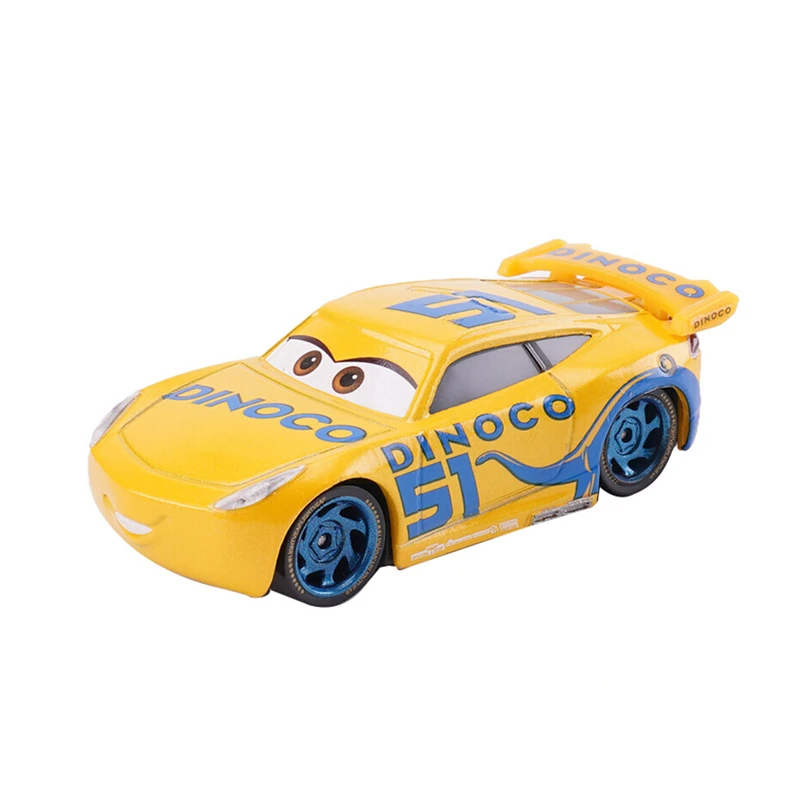 Disney Pixar Cars 2 3 Cars Collection Lightning McQueen Jackson Storm Ramirez 1:55 Diecast Metal Alloy Toy Car Model Kids Gift 9