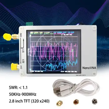 

NanoVNA 50KHz-900MHz Vector Network Analyzer Digital Display Touching Screen Shortwave MF HF VHF UHF Antenna Analyzer