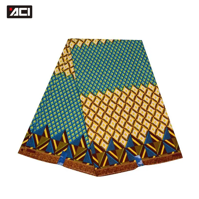 ACI Новая африканская ткань Tissu воск полиэстер лоскутное 6 ярдов Лондон восковые принты фабрика лидер продаж Анкара восковая ткань
