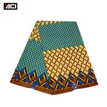 ACI Новая африканская ткань Tissu воск полиэстер лоскутное 6 ярдов Лондон восковые принты фабрика лидер продаж Анкара восковая ткань