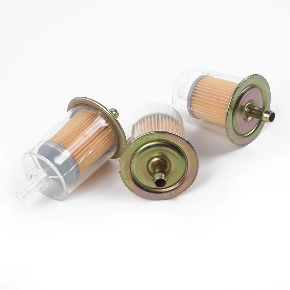 

Motorcycle Bike Dirt Quad Universal Inline Petrol Fuel Filter Fit 8mm Pipe 10Pcs
