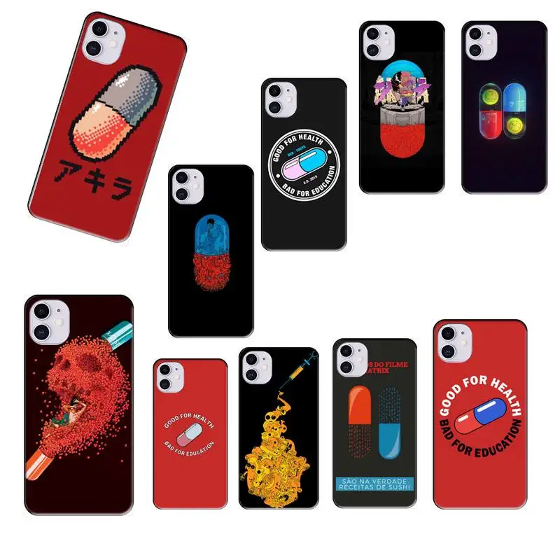 Kawaii Phone case for iphone 11 accessories cases cover 8 7 carcasa SE 2020 designer pill cartoon etui capas coque fundas | Мобильные