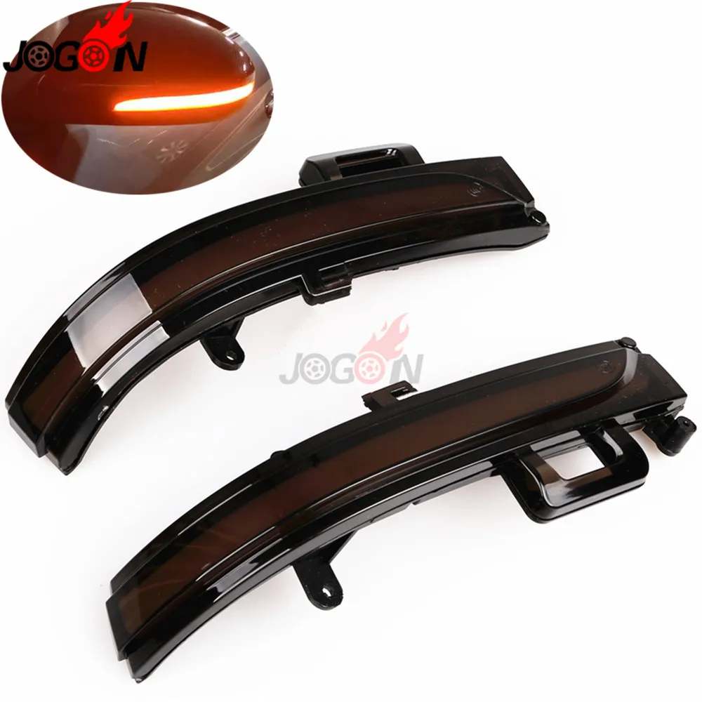 

For Hyundai Tucson TL 2016-2019 2020 Black LED Dynamic Turn Signal Blinker Sequential Indicator Side Rearview Mirror Light Lamp