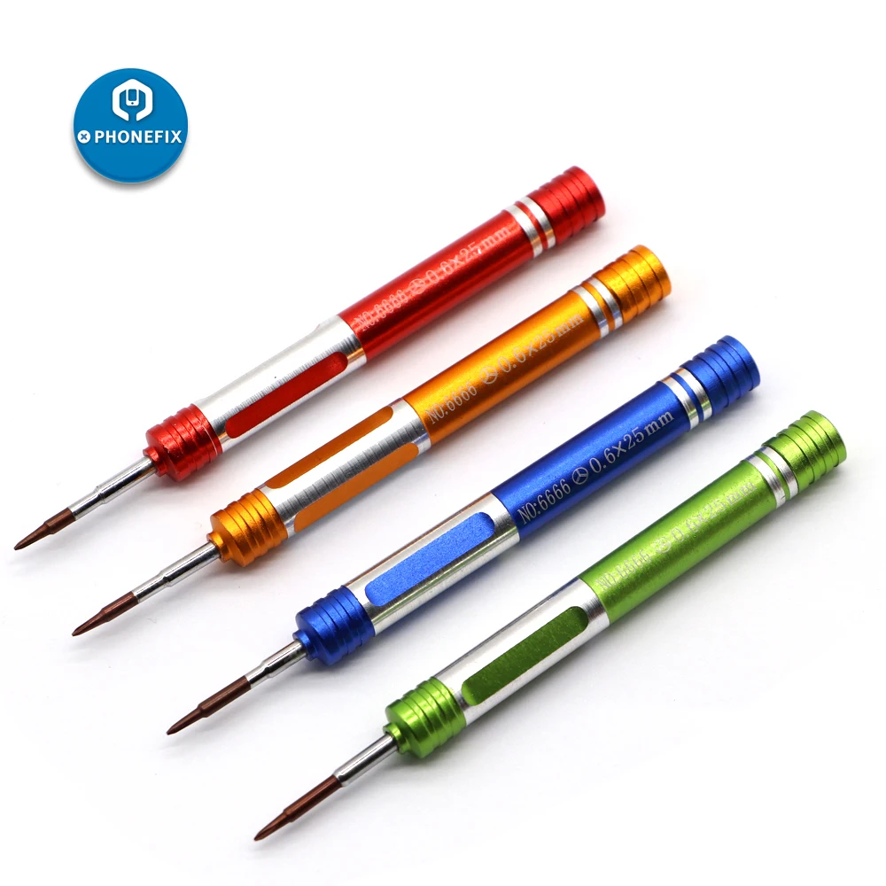 

PHONEFIX Mini Screwdriver Set 0.6mm Y-Type Screwdriver Kit for iPhone 6 7 8 8 X iPhone Repair Screwdriver Electronic Tool Kit