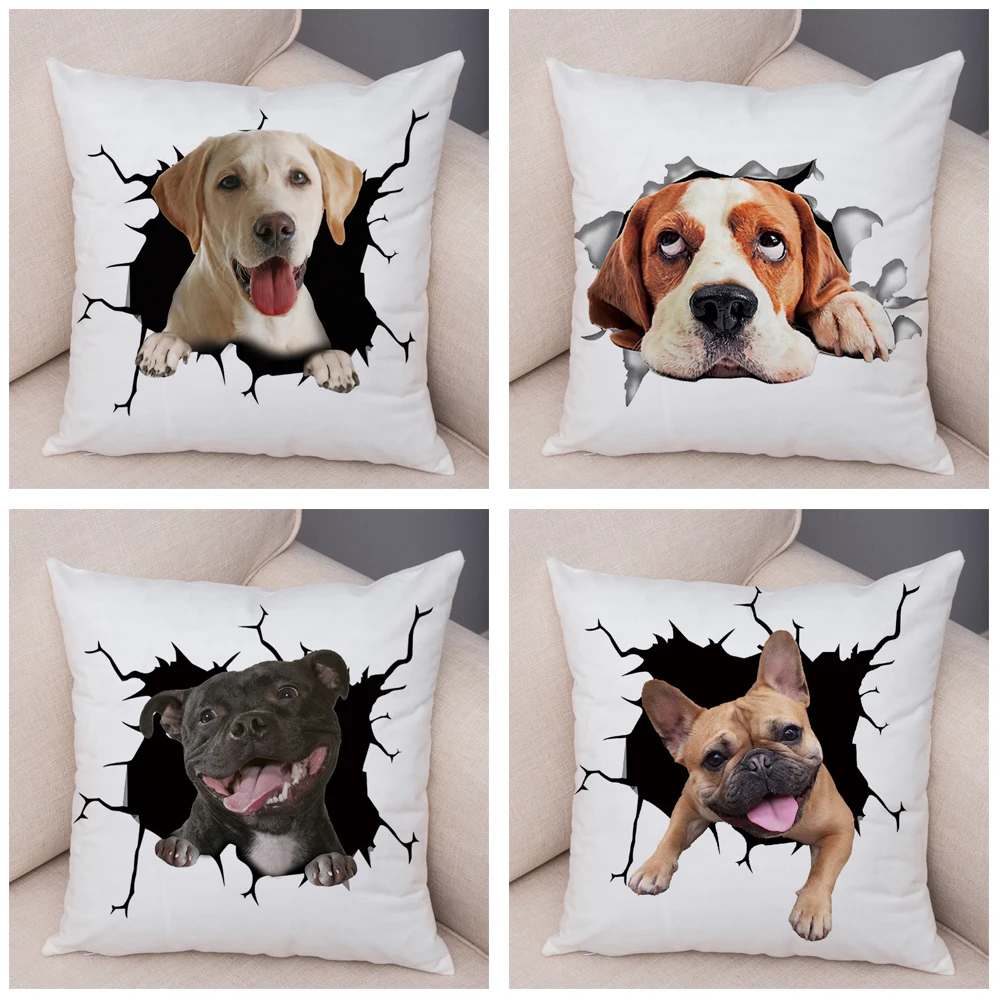 Home 3D French Bulldog Plush Pillow