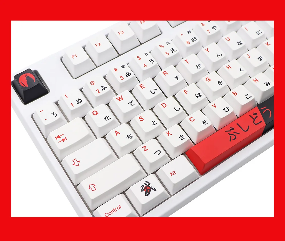 Teclado Mecânico Compatível, GK61, LK67, TM680, RK61, 104, 7u Barra de espaço