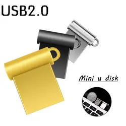 Usb флеш-накопитель 32 ГБ флеш-память Usb 2,0 64 ГБ 8 ГБ 4 ГБ Флешка 16 Гб водонепроницаемый мини-накопитель 128 ГБ Usb флешка Бесплатный