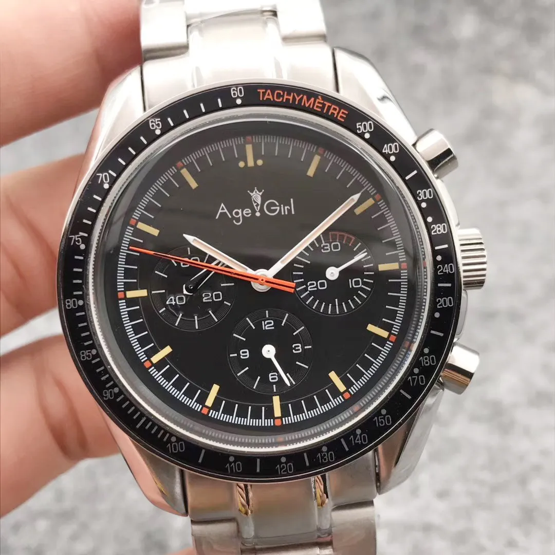 

Luxury Brand New Men Automatic Mechanical Watches Speed Racing Luminous Ceramic Canvas Sapphire Leather Sport Black Limited AAA+