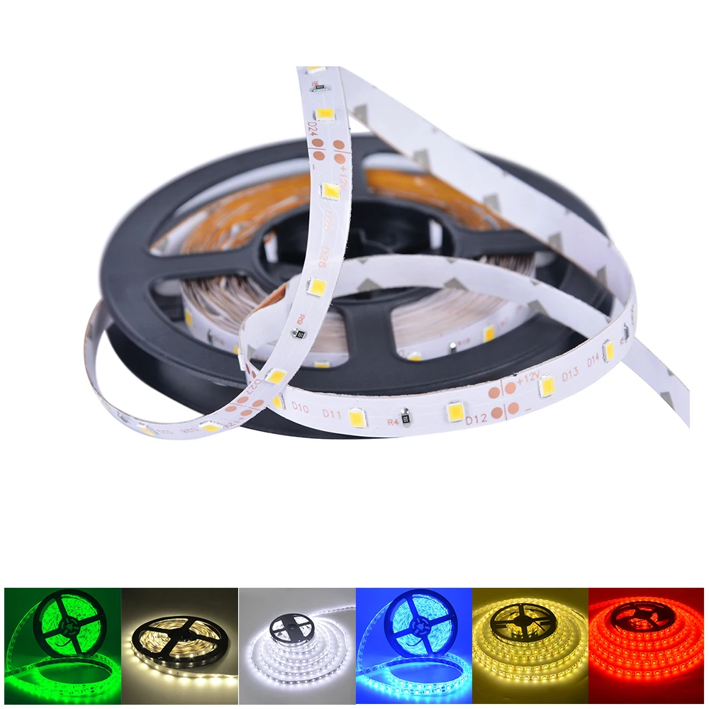 

DC 12V Strip Led Light Tape 3528 RGB Waterproof 1 - 5 M 60LED/M Led Strip Tape Night Lamp Diode Flexible TV Backlights