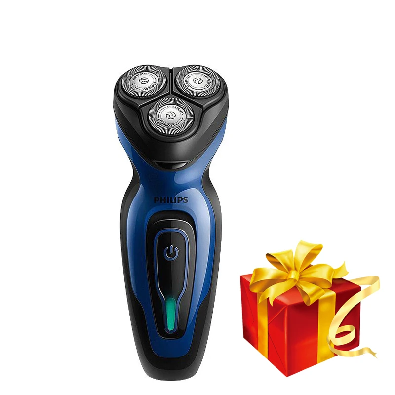 Электрическая Бритва Philips YQ6008 вращающаяся перезаряжаемая для всего тела 100 240 В с