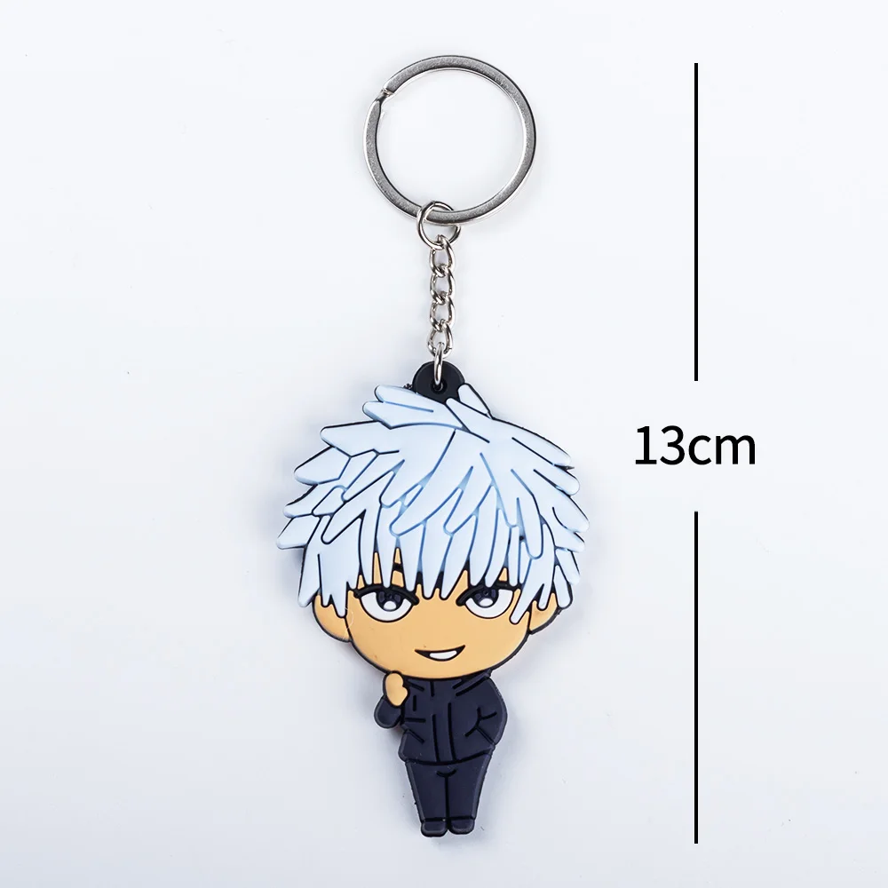 Anime Jujutsu Kaisen Lanyard Strap Keychain Cartoon Figure Gojo Satoru Yuji  Itadori Streamer Bag Pendant Key