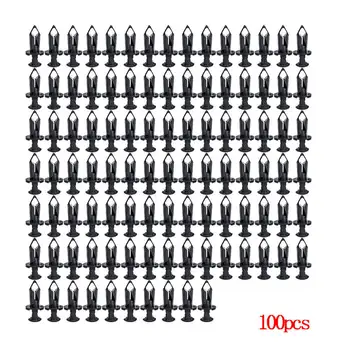 

100x ATV Fender Clips Fasteners Push Retainer Plastic For Honda Kawasaki Suzuki