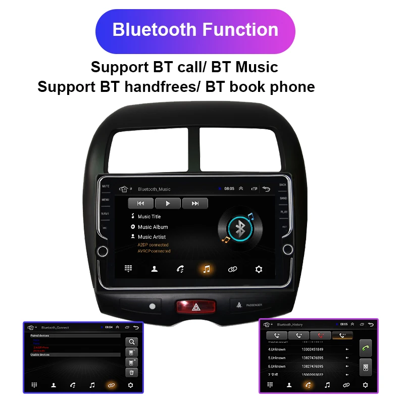 Discount Navivox Android 8.1 Car Radio Multimedia Player 2 din dvd GPS For Mitsubishi ASX 2010-2017 Navigation headunit Stereo audio 1