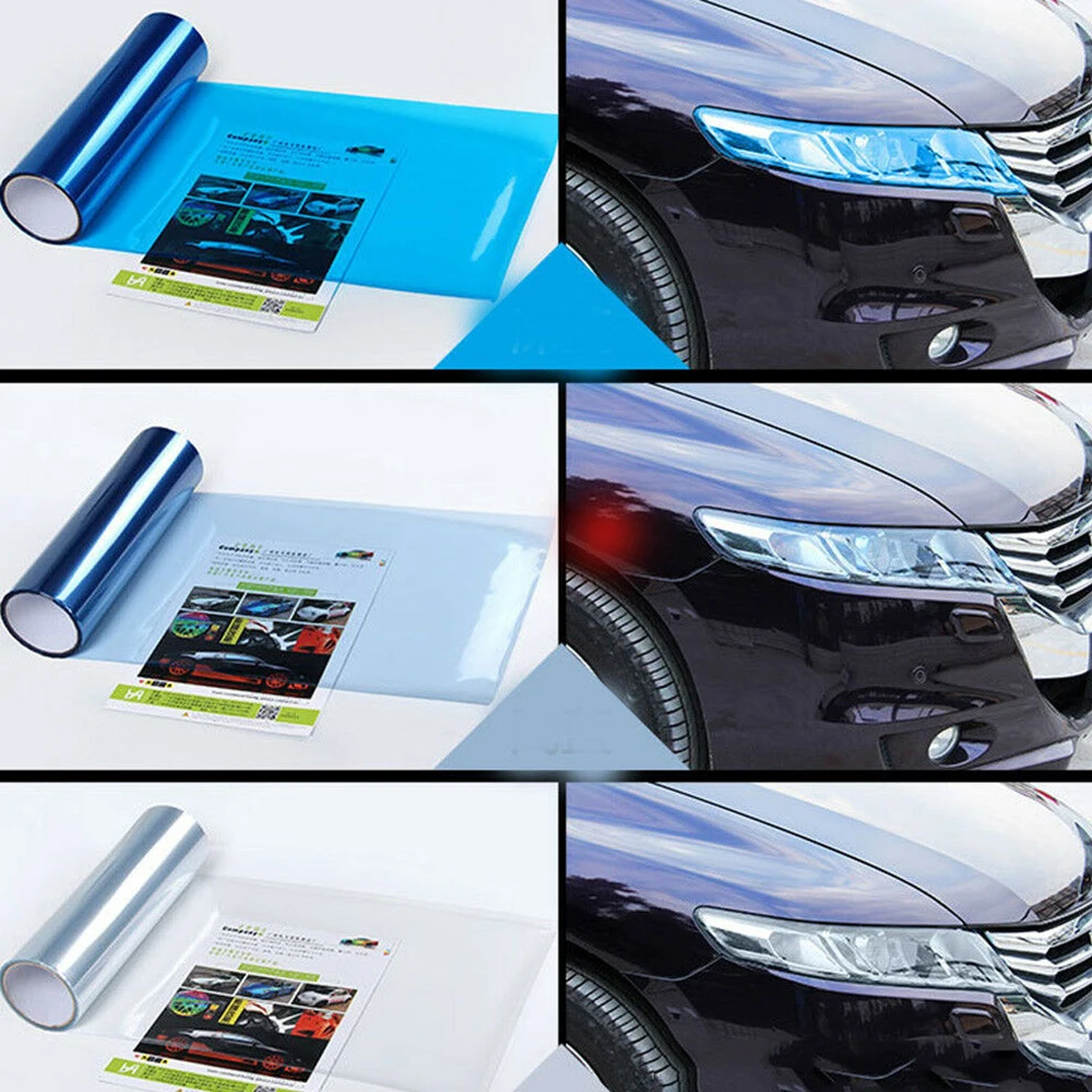 900cm/roll X30cm Auto Car Sticker Smoke Fog Light Headlight Taillight Tint Vinyl  Film Sheet All Colors Available Car Decoration - Car Stickers - AliExpress