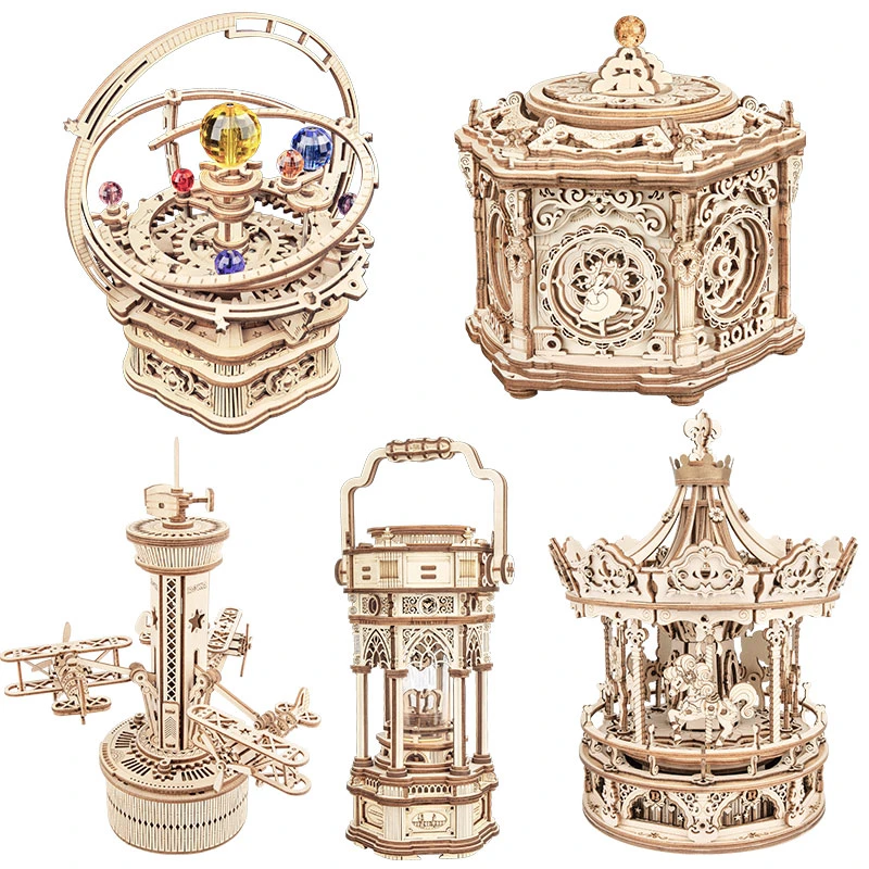 Robotime Rokr Music Box 3D Wooden 