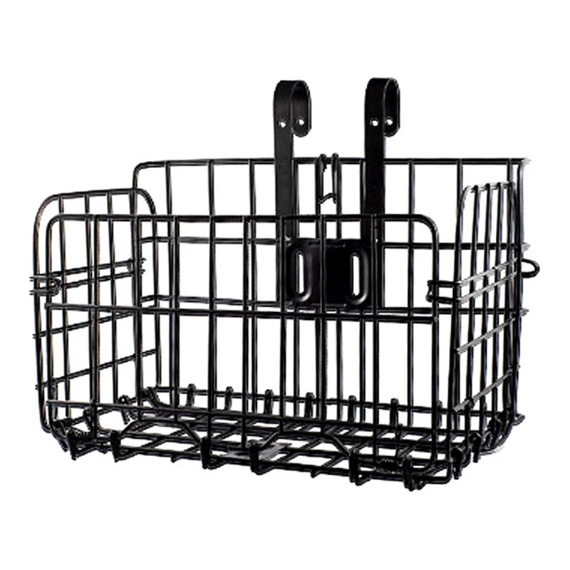 folding rear bicycle basket