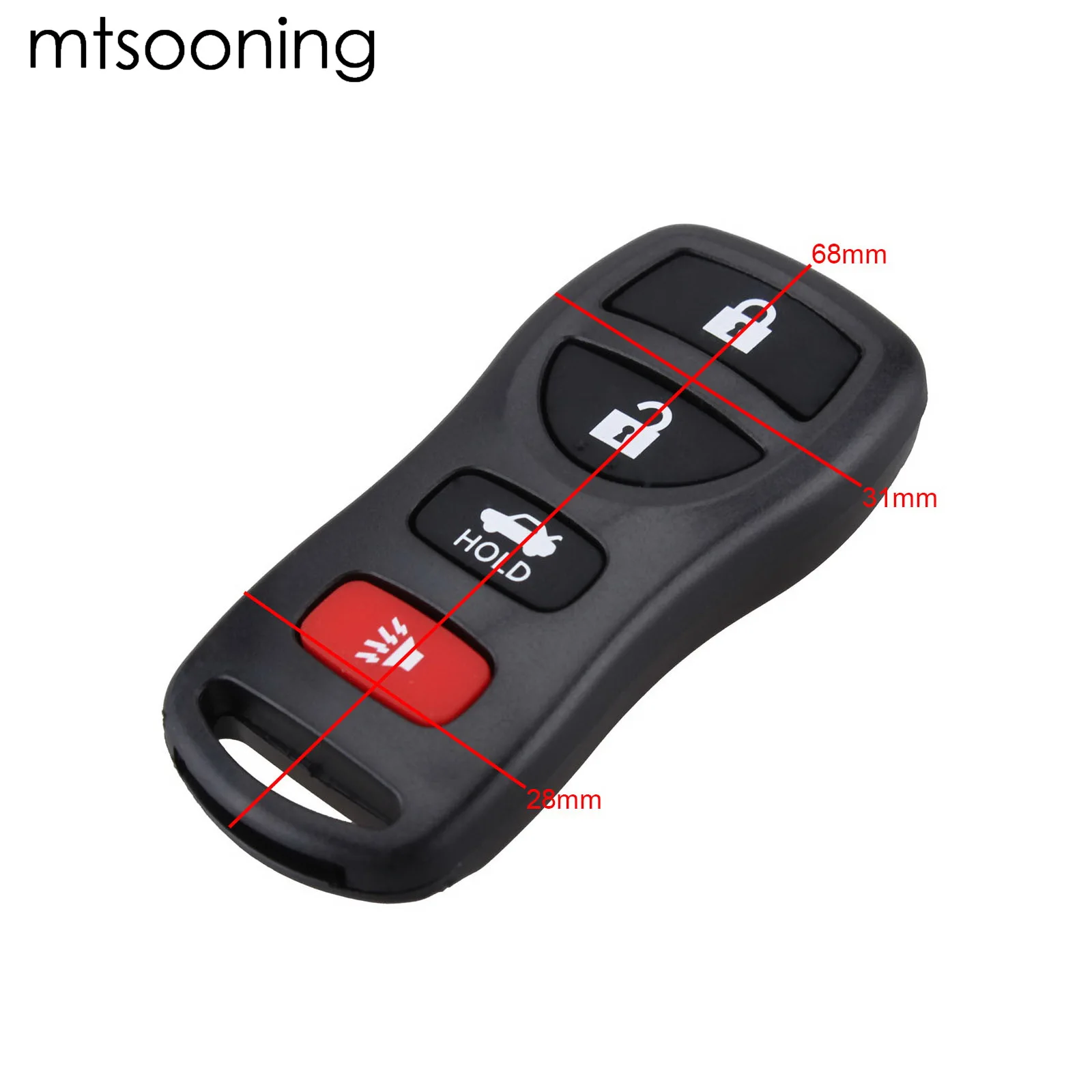 Складной Корпус для пульта дистанционного управления mtsooning Nissan Armada Sentra 350Z 2003 2004