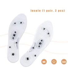 43,5 унисекс прозрачная обувь ПВХ-коврик для ног Магнитная терапия стелька оборудована для спорта сжигания жира фитнес