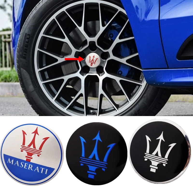 4 шт. автомобиль колесная Центральная наклейки для Maserati GranTurismo Ghibli Quattroporte купе