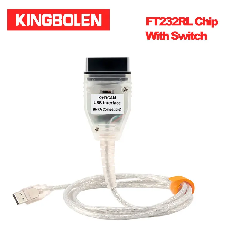 INPA K + CAN с FT232RL чип Диагностический кабель для BMW DCAN зеленая Плата USB