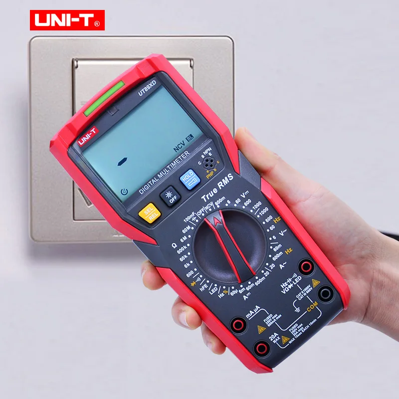 True RMS цифровой мультиметр UNI-T UT89XD AC DC Напряжение измеритель ...