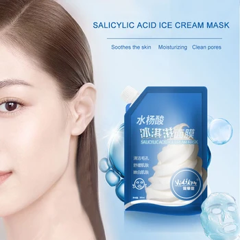 

Salicylic Acid Ultra Cleansing Face Cover Ice Cream Face Cover for Women Girl SK88